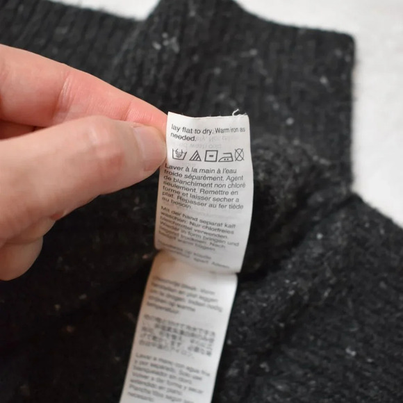 Madewell Donegal Belmont Mockneck Sweater Size S Coziest Yarn Minimalist Preppy - Picture 11 of 13